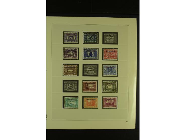 1876/1979, am Anfang meist gestempelte und ungebrauchte Sammlung inkl. Dienstmarken bis ca. 1947 mit einigen besseren und kpl