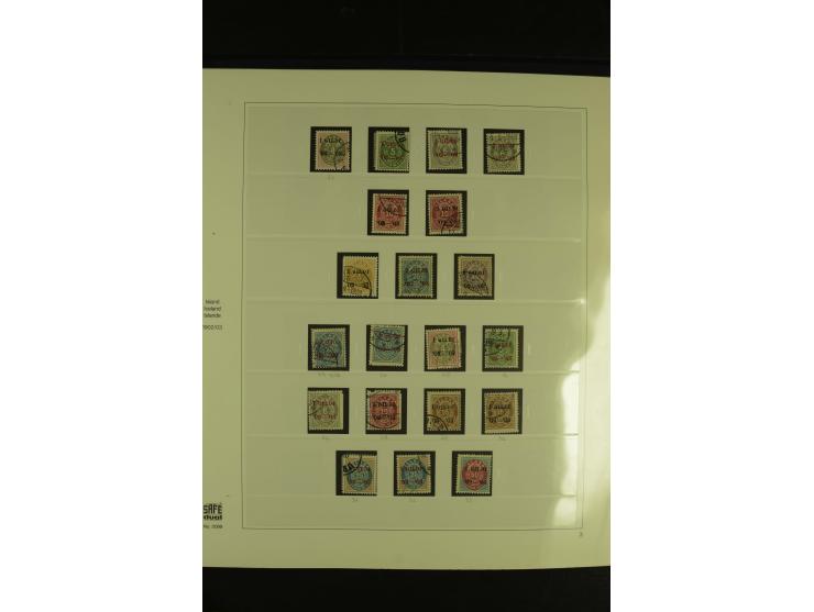 1876/1979, am Anfang meist gestempelte und ungebrauchte Sammlung inkl. Dienstmarken bis ca. 1947 mit einigen besseren und kpl