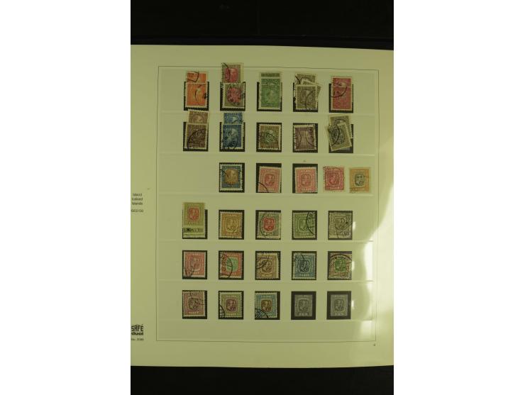 1876/1979, am Anfang meist gestempelte und ungebrauchte Sammlung inkl. Dienstmarken bis ca. 1947 mit einigen besseren und kpl