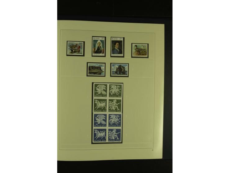 1876/1979, am Anfang meist gestempelte und ungebrauchte Sammlung inkl. Dienstmarken bis ca. 1947 mit einigen besseren und kpl