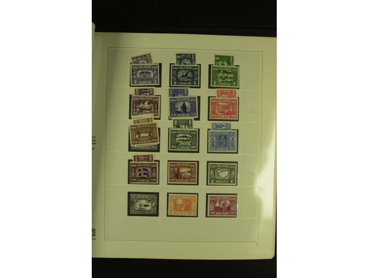 1876/1979, am Anfang meist gestempelte und ungebrauchte Sammlung inkl. Dienstmarken bis ca. 1947 mit einigen besseren und kpl