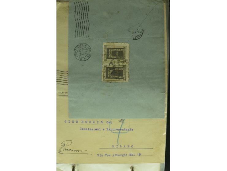 NEBENGEBIETE: 1870/1960 (ca.), Partie Briefe, Karten und Ganzsachen, dabei Auslandspostämter (u.a. R-Brief von Janina), Fiume