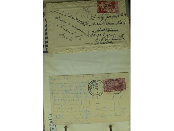 NEBENGEBIETE: 1870/1960 (ca.), Partie Briefe, Karten und Ganzsachen, dabei Auslandspostämter (u.a. R-Brief von Janina), Fiume