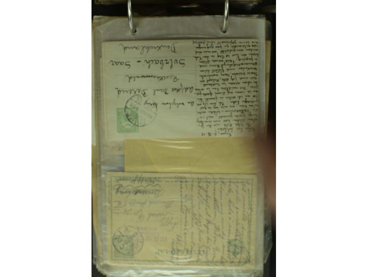 NEBENGEBIETE: 1870/1960 (ca.), Partie Briefe, Karten und Ganzsachen, dabei Auslandspostämter (u.a. R-Brief von Janina), Fiume