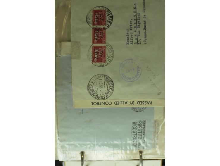 NEBENGEBIETE: 1870/1960 (ca.), Partie Briefe, Karten und Ganzsachen, dabei Auslandspostämter (u.a. R-Brief von Janina), Fiume