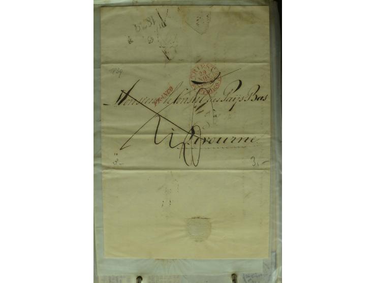 NEBENGEBIETE: 1870/1960 (ca.), Partie Briefe, Karten und Ganzsachen, dabei Auslandspostämter (u.a. R-Brief von Janina), Fiume