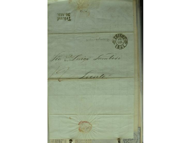 NEBENGEBIETE: 1870/1960 (ca.), Partie Briefe, Karten und Ganzsachen, dabei Auslandspostämter (u.a. R-Brief von Janina), Fiume