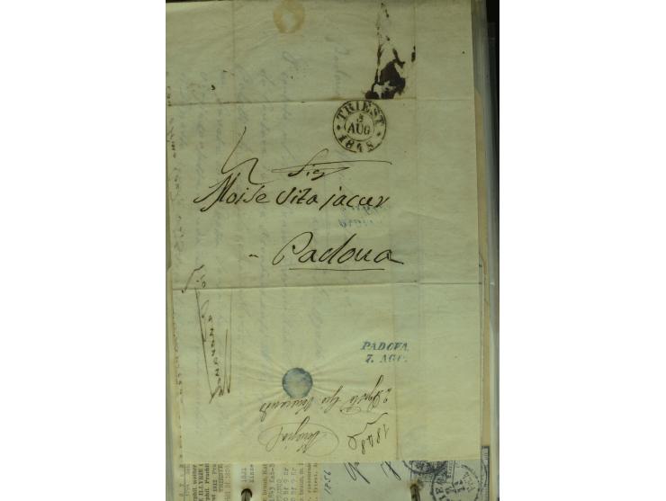 NEBENGEBIETE: 1870/1960 (ca.), Partie Briefe, Karten und Ganzsachen, dabei Auslandspostämter (u.a. R-Brief von Janina), Fiume