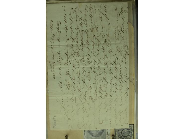 NEBENGEBIETE: 1870/1960 (ca.), Partie Briefe, Karten und Ganzsachen, dabei Auslandspostämter (u.a. R-Brief von Janina), Fiume