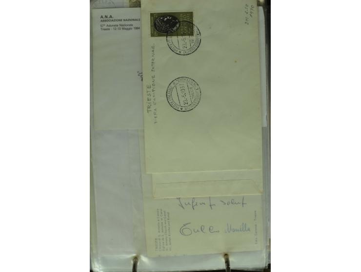 NEBENGEBIETE: 1870/1960 (ca.), Partie Briefe, Karten und Ganzsachen, dabei Auslandspostämter (u.a. R-Brief von Janina), Fiume