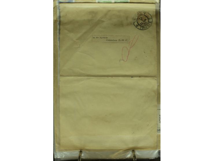 NEBENGEBIETE: 1870/1960 (ca.), Partie Briefe, Karten und Ganzsachen, dabei Auslandspostämter (u.a. R-Brief von Janina), Fiume