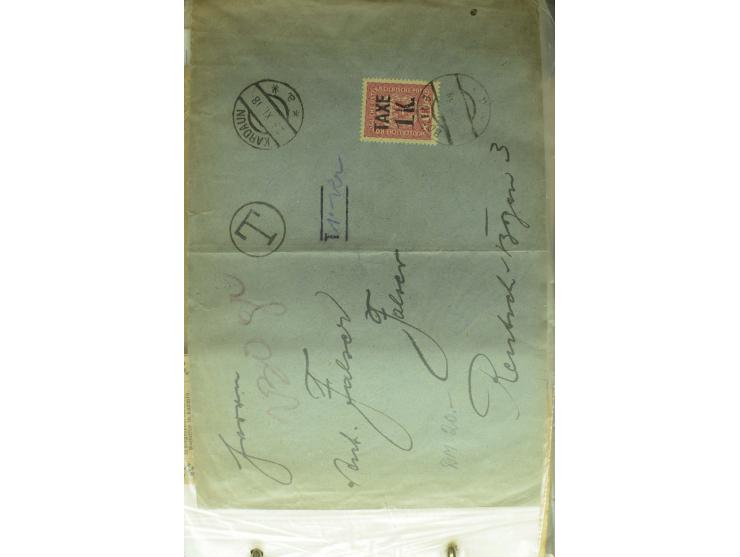 NEBENGEBIETE: 1870/1960 (ca.), Partie Briefe, Karten und Ganzsachen, dabei Auslandspostämter (u.a. R-Brief von Janina), Fiume