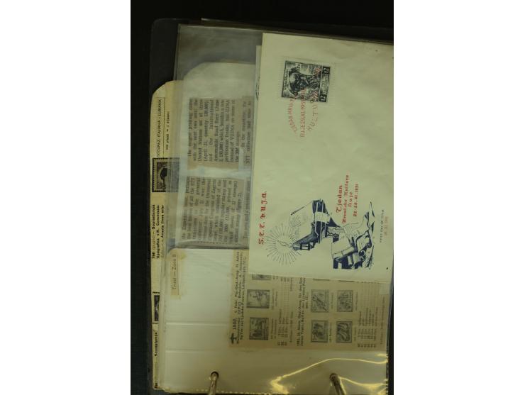 NEBENGEBIETE: 1870/1960 (ca.), Partie Briefe, Karten und Ganzsachen, dabei Auslandspostämter (u.a. R-Brief von Janina), Fiume