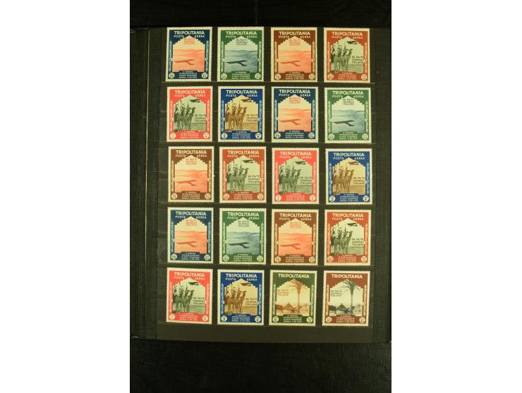 1893/1942, vorwiegend ungebrauchte Sammlung dabei ein guter Teil Eritrea mit u.a. 5 L. Manzoni ungebraucht sowie Verrechnungs