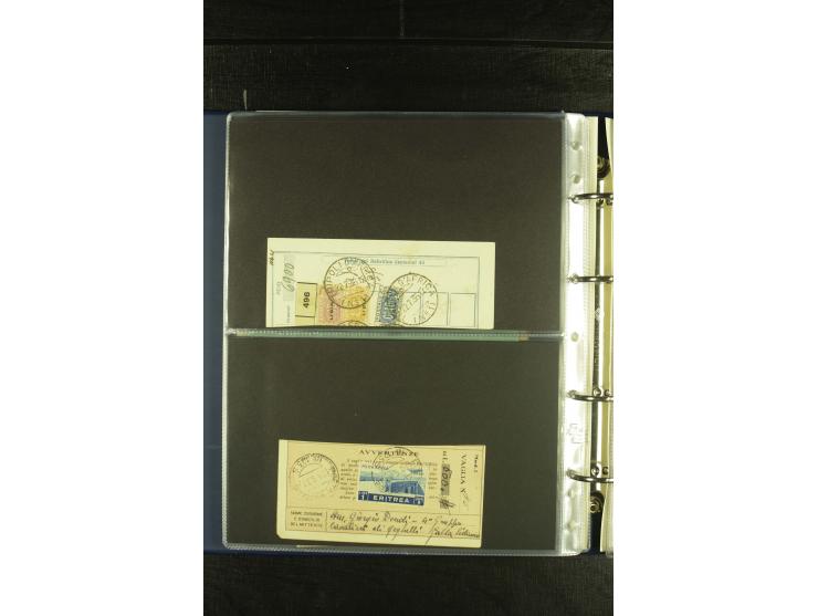 1875/1960 (ca.), Partie Briefe, Karten und Ganzsachen, dabei Luftpost, Reco, Express etc.