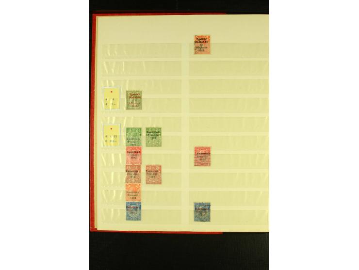1922/76, postfrische, ungebrauchte und gestempelte Sammlung mit u.a. Mi.-Nr. A-C61 ungebraucht, 62-64 ungebraucht etc.