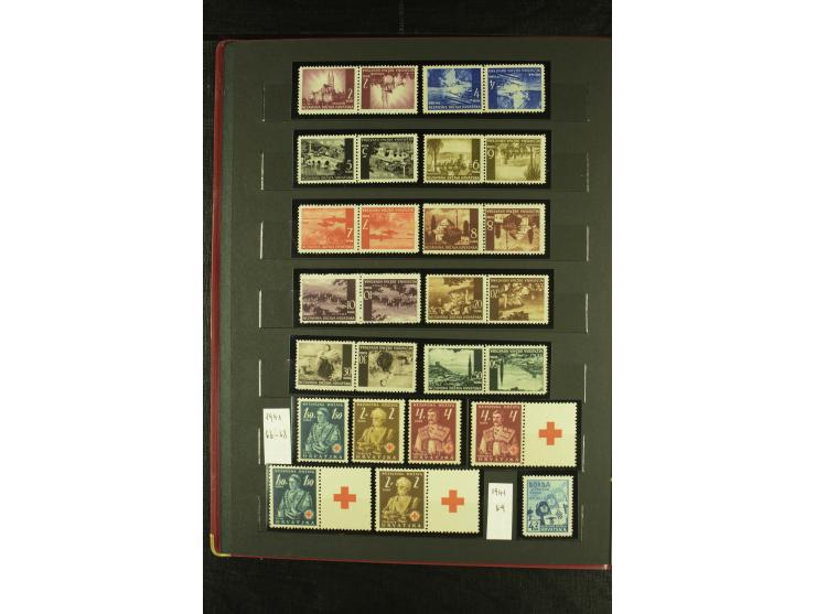 1941/1945, postfrische Sammlung mit einigen besseren und kpl. Ausgaben, dabei u.a. Mi.-Nr. 1-8 (2), 24-38 (signiert), Kehrdru