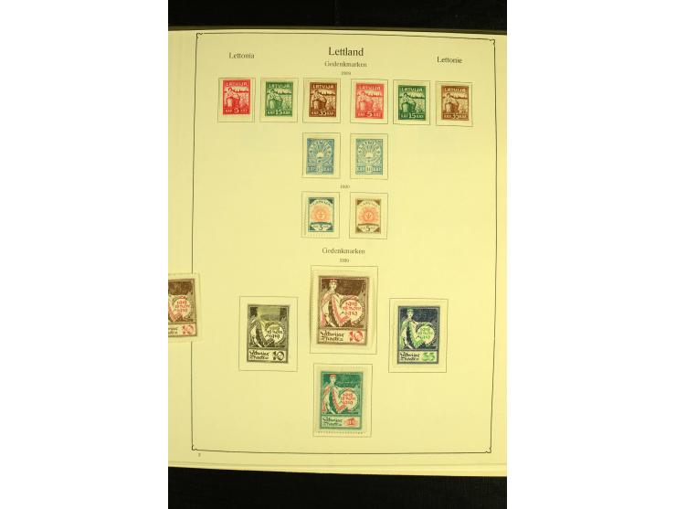 1918/40, ungebrauchte und etwas gestempelte Sammlung mit guten gezähnten und geschnittenen Sätzen