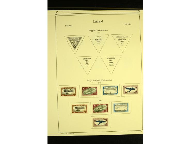 1918/40, ungebrauchte und etwas gestempelte Sammlung mit guten gezähnten und geschnittenen Sätzen