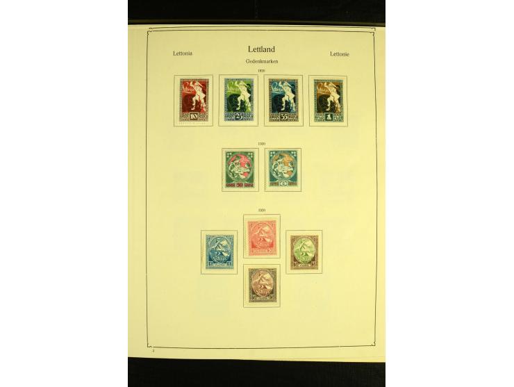 1918/40, ungebrauchte und etwas gestempelte Sammlung mit guten gezähnten und geschnittenen Sätzen