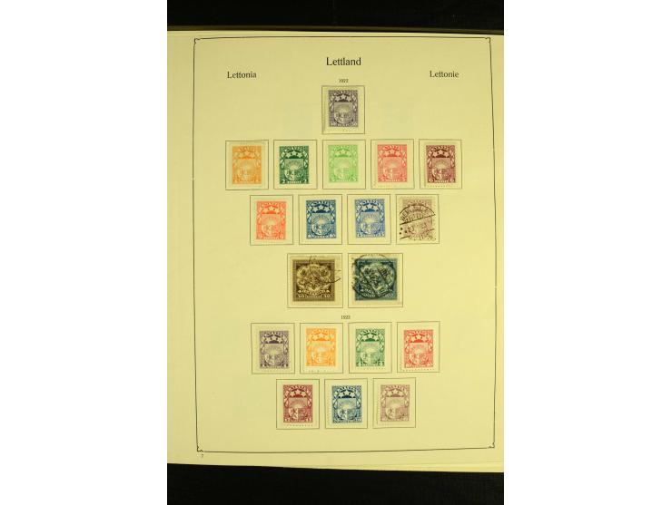 1918/40, ungebrauchte und etwas gestempelte Sammlung mit guten gezähnten und geschnittenen Sätzen