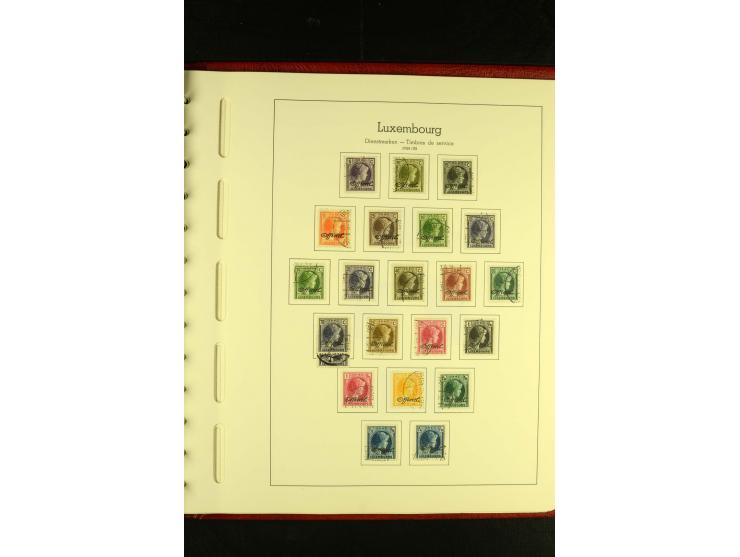 1852/2001, gestempelte Sammlung mit u.a. Mi.-Nr. 1 (5), 2 (4), ab 1891 weitgehend kpl., mit 121KLB mit und ohne Nr., Bl.1 mit