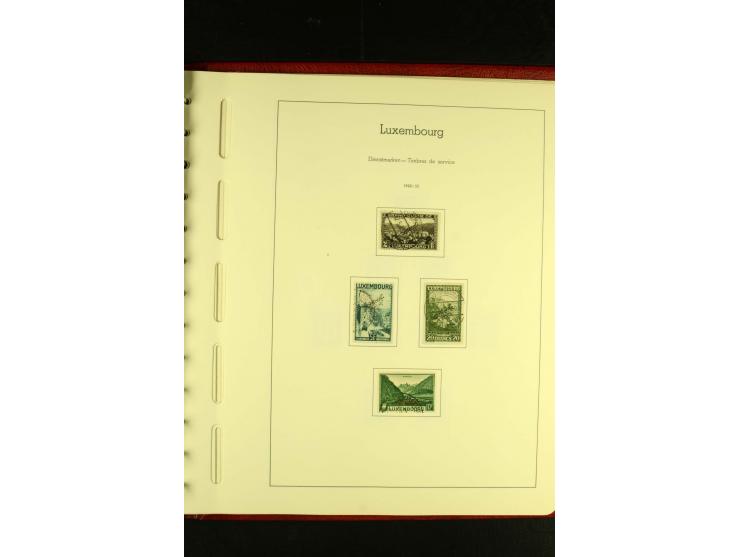 1852/2001, gestempelte Sammlung mit u.a. Mi.-Nr. 1 (5), 2 (4), ab 1891 weitgehend kpl., mit 121KLB mit und ohne Nr., Bl.1 mit