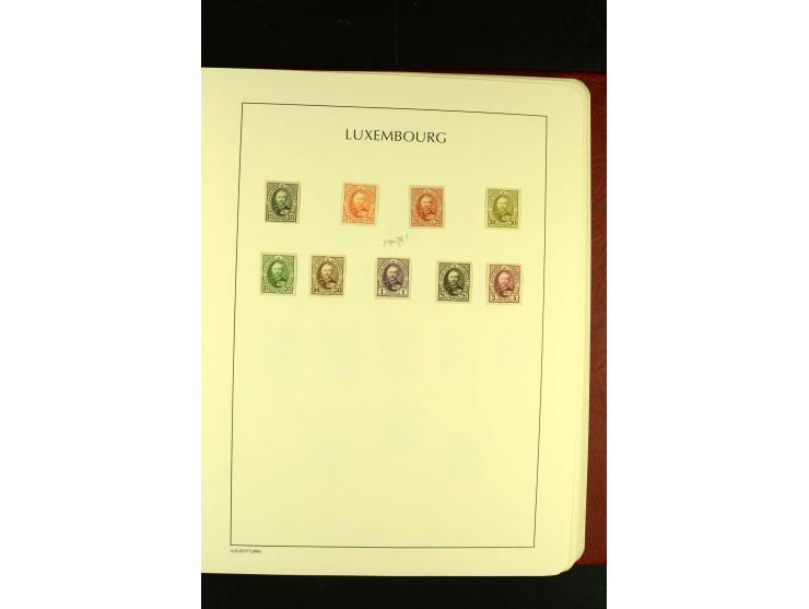1852/2001, gestempelte Sammlung mit u.a. Mi.-Nr. 1 (5), 2 (4), ab 1891 weitgehend kpl., mit 121KLB mit und ohne Nr., Bl.1 mit