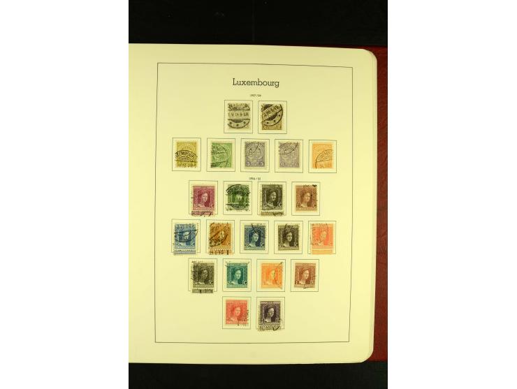 1852/2001, gestempelte Sammlung mit u.a. Mi.-Nr. 1 (5), 2 (4), ab 1891 weitgehend kpl., mit 121KLB mit und ohne Nr., Bl.1 mit