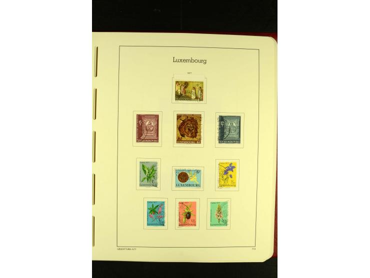 1852/2001, gestempelte Sammlung mit u.a. Mi.-Nr. 1 (5), 2 (4), ab 1891 weitgehend kpl., mit 121KLB mit und ohne Nr., Bl.1 mit