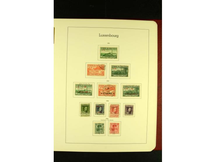 1852/2001, gestempelte Sammlung mit u.a. Mi.-Nr. 1 (5), 2 (4), ab 1891 weitgehend kpl., mit 121KLB mit und ohne Nr., Bl.1 mit