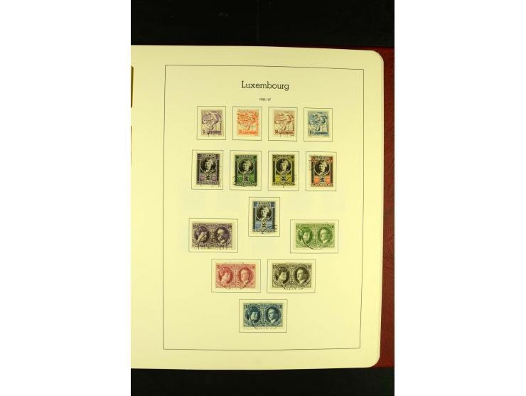 1852/2001, gestempelte Sammlung mit u.a. Mi.-Nr. 1 (5), 2 (4), ab 1891 weitgehend kpl., mit 121KLB mit und ohne Nr., Bl.1 mit