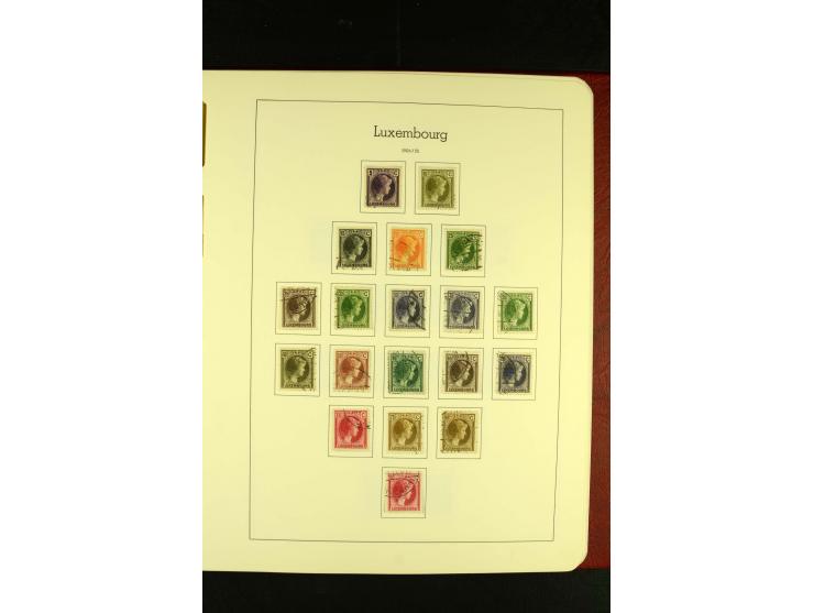 1852/2001, gestempelte Sammlung mit u.a. Mi.-Nr. 1 (5), 2 (4), ab 1891 weitgehend kpl., mit 121KLB mit und ohne Nr., Bl.1 mit