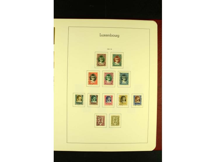 1852/2001, gestempelte Sammlung mit u.a. Mi.-Nr. 1 (5), 2 (4), ab 1891 weitgehend kpl., mit 121KLB mit und ohne Nr., Bl.1 mit
