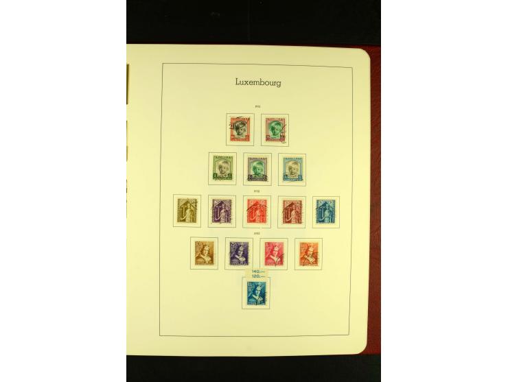 1852/2001, gestempelte Sammlung mit u.a. Mi.-Nr. 1 (5), 2 (4), ab 1891 weitgehend kpl., mit 121KLB mit und ohne Nr., Bl.1 mit