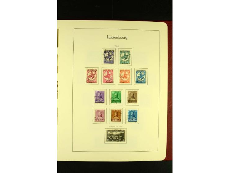 1852/2001, gestempelte Sammlung mit u.a. Mi.-Nr. 1 (5), 2 (4), ab 1891 weitgehend kpl., mit 121KLB mit und ohne Nr., Bl.1 mit