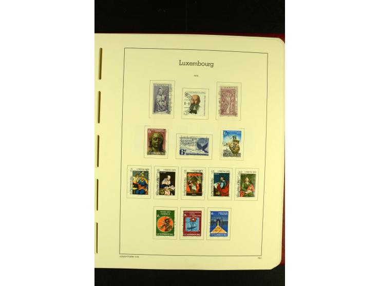 1852/2001, gestempelte Sammlung mit u.a. Mi.-Nr. 1 (5), 2 (4), ab 1891 weitgehend kpl., mit 121KLB mit und ohne Nr., Bl.1 mit