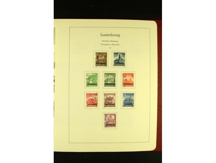 1852/2001, gestempelte Sammlung mit u.a. Mi.-Nr. 1 (5), 2 (4), ab 1891 weitgehend kpl., mit 121KLB mit und ohne Nr., Bl.1 mit
