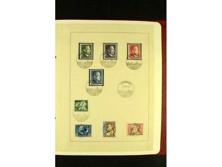 1852/2001, gestempelte Sammlung mit u.a. Mi.-Nr. 1 (5), 2 (4), ab 1891 weitgehend kpl., mit 121KLB mit und ohne Nr., Bl.1 mit