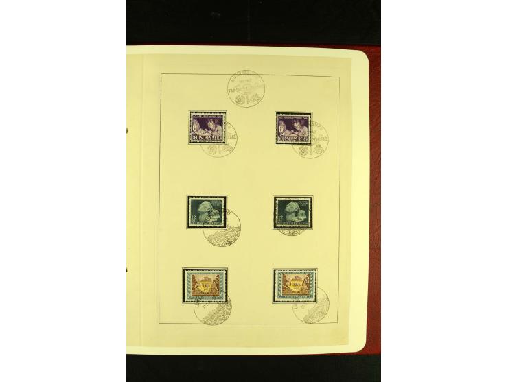 1852/2001, gestempelte Sammlung mit u.a. Mi.-Nr. 1 (5), 2 (4), ab 1891 weitgehend kpl., mit 121KLB mit und ohne Nr., Bl.1 mit