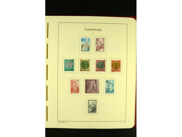 1852/2001, gestempelte Sammlung mit u.a. Mi.-Nr. 1 (5), 2 (4), ab 1891 weitgehend kpl., mit 121KLB mit und ohne Nr., Bl.1 mit