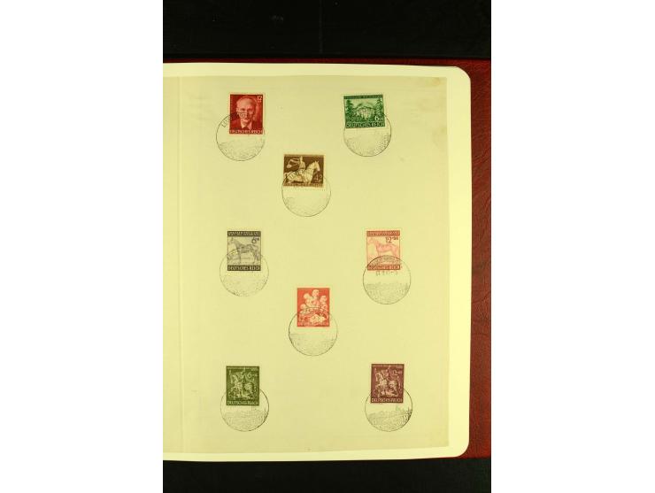 1852/2001, gestempelte Sammlung mit u.a. Mi.-Nr. 1 (5), 2 (4), ab 1891 weitgehend kpl., mit 121KLB mit und ohne Nr., Bl.1 mit