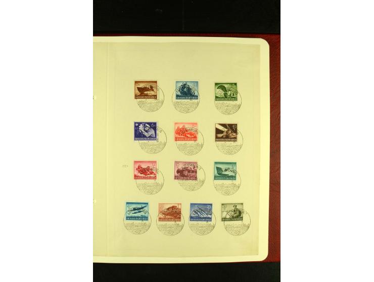 1852/2001, gestempelte Sammlung mit u.a. Mi.-Nr. 1 (5), 2 (4), ab 1891 weitgehend kpl., mit 121KLB mit und ohne Nr., Bl.1 mit
