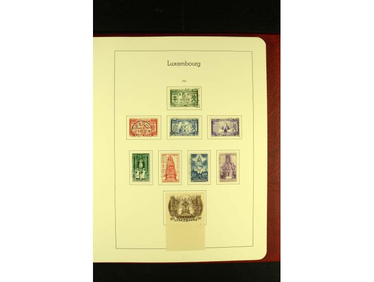 1852/2001, gestempelte Sammlung mit u.a. Mi.-Nr. 1 (5), 2 (4), ab 1891 weitgehend kpl., mit 121KLB mit und ohne Nr., Bl.1 mit