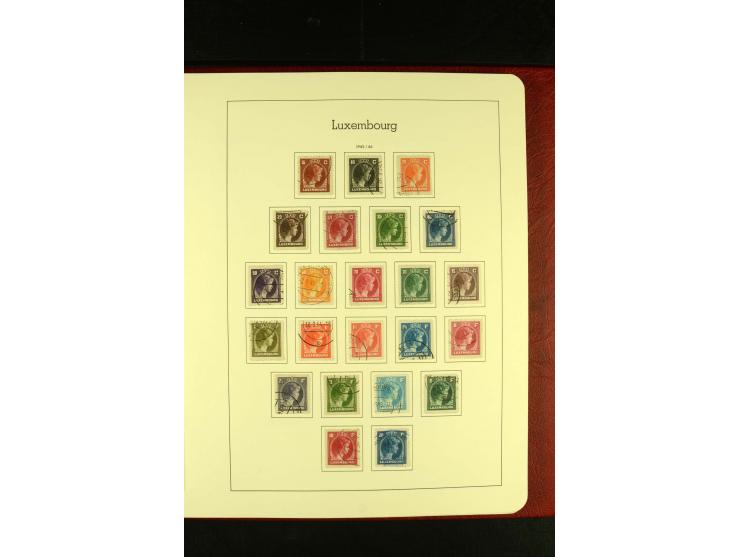 1852/2001, gestempelte Sammlung mit u.a. Mi.-Nr. 1 (5), 2 (4), ab 1891 weitgehend kpl., mit 121KLB mit und ohne Nr., Bl.1 mit
