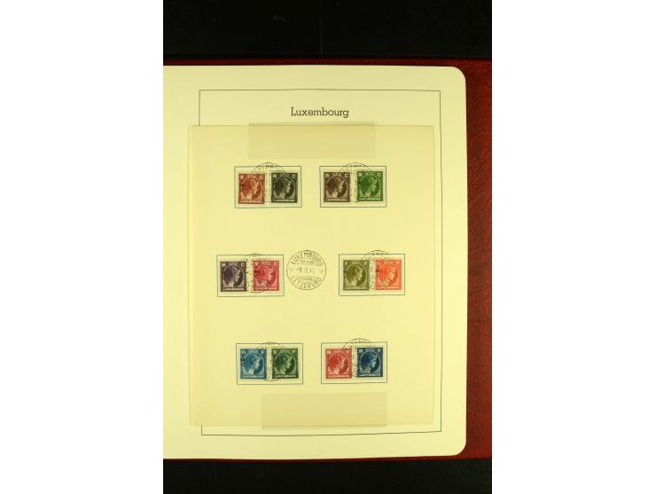 1852/2001, gestempelte Sammlung mit u.a. Mi.-Nr. 1 (5), 2 (4), ab 1891 weitgehend kpl., mit 121KLB mit und ohne Nr., Bl.1 mit