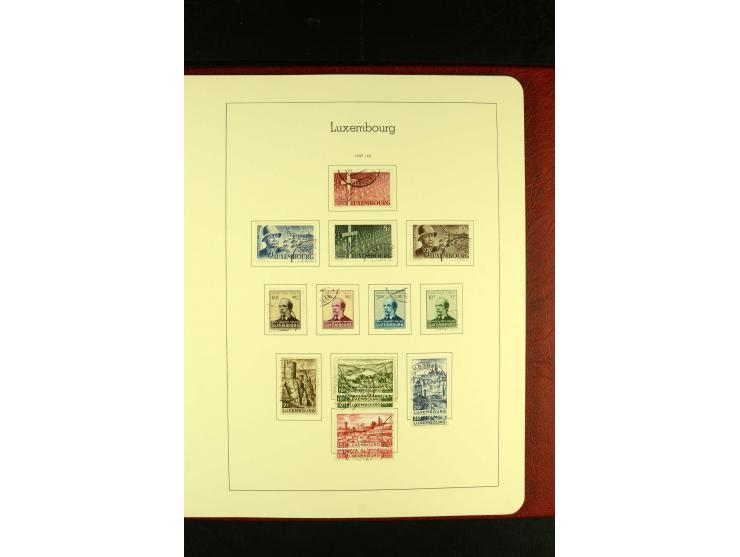 1852/2001, gestempelte Sammlung mit u.a. Mi.-Nr. 1 (5), 2 (4), ab 1891 weitgehend kpl., mit 121KLB mit und ohne Nr., Bl.1 mit