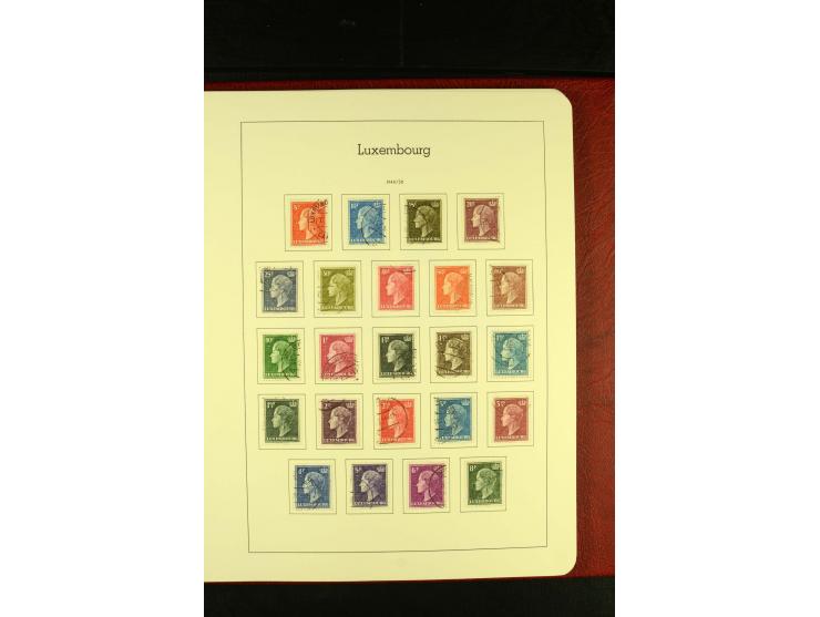 1852/2001, gestempelte Sammlung mit u.a. Mi.-Nr. 1 (5), 2 (4), ab 1891 weitgehend kpl., mit 121KLB mit und ohne Nr., Bl.1 mit