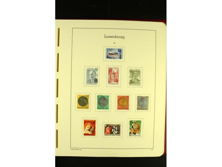 1852/2001, gestempelte Sammlung mit u.a. Mi.-Nr. 1 (5), 2 (4), ab 1891 weitgehend kpl., mit 121KLB mit und ohne Nr., Bl.1 mit