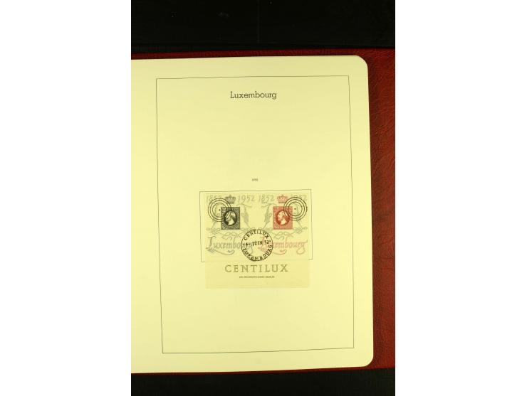 1852/2001, gestempelte Sammlung mit u.a. Mi.-Nr. 1 (5), 2 (4), ab 1891 weitgehend kpl., mit 121KLB mit und ohne Nr., Bl.1 mit